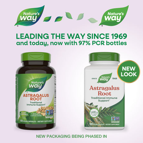 <{%MAIN1_15337%}>Nature's Way® | Astragalus Root - package updates old to new