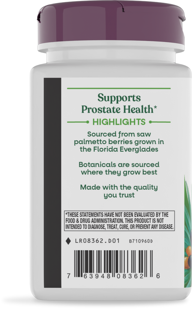 <{%360IMAGE2_08362%}>Nature's Way® | Saw Palmetto - left side of pack