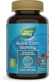 <{%PRIMARY_14390%}>Nature's Way® | Quick Calm Gummy, 60 gummies, Mixed Berry