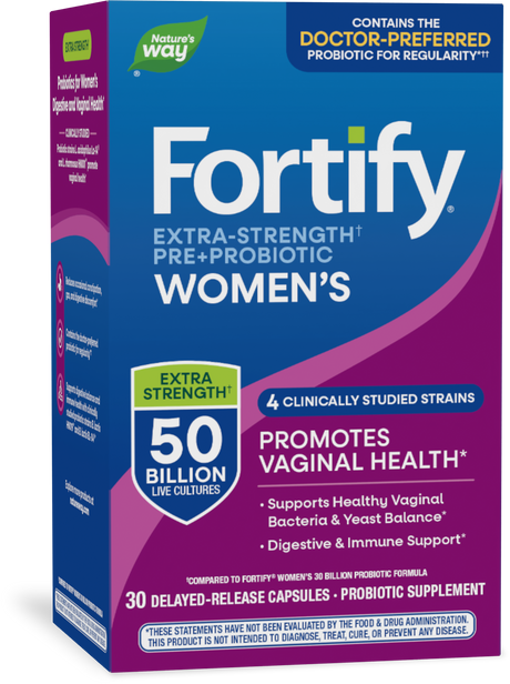 <{%PRIMARY_11581%}>Nature's Way® | Fortify Women's Daily Pre+Probiotic, 30 capsules