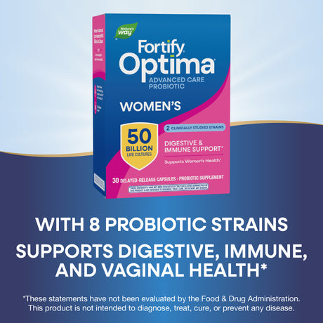 <{%MAIN3_10336%}>Nature's Way® | Fortify Optima Women's Advanced Care Probiotic