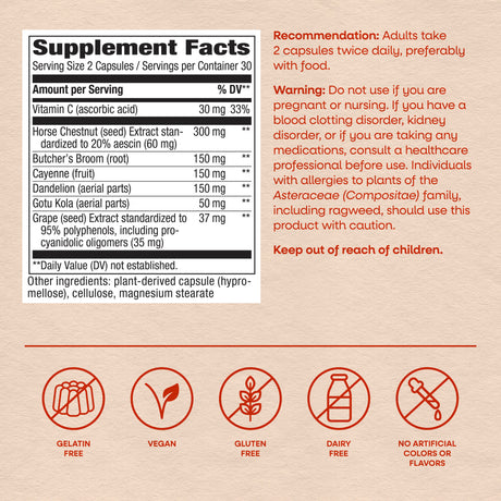 <{%MAIN4_79270%}>Nature's Way® | Leg Veins Premium Blend