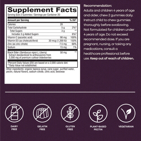 <{%MAIN5_12345%}>Nature's Way® | Sambucus Elderberry Immune Gummy