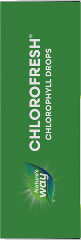 <{%360IMAGE3_10008%}>Nature's Way® | Chlorofresh Chlorophyll Drops - left side of pack