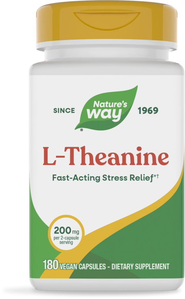 <{%PRIMARY_09550%}>Nature's Way® | L-Theanine, 180 capsules