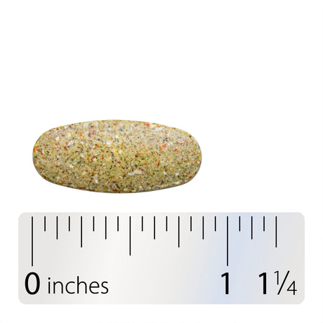 <{%360IMAGE4_15974%}>Nature's Way® | Alive! Women's 50+ Ultra Minis Multivitamin - Tablet and ruler