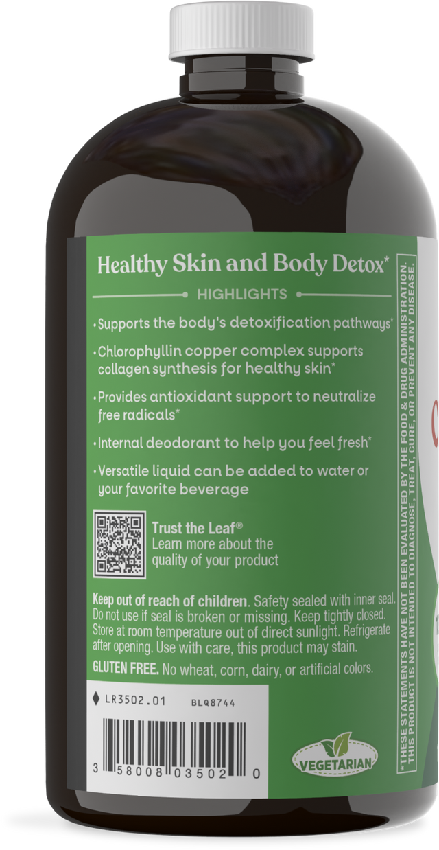 <{%360IMAGE2_3502%}>Nature's Way® | Chlorofresh Liquid Chlorophyll - left side of pack