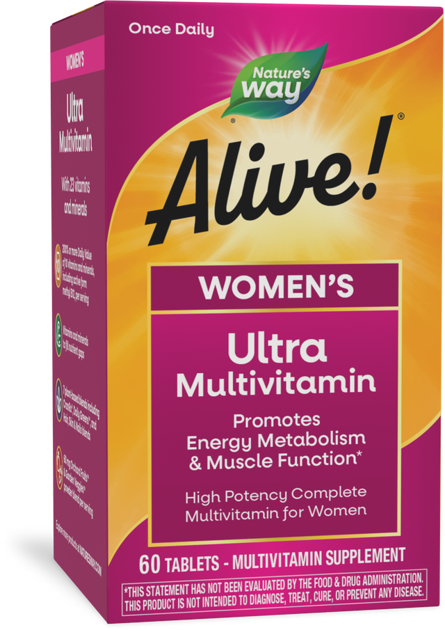<{%PRIMARY_15686%}>Nature's Way® | Alive! Women's Ultra Multivitamin, 60 tablets