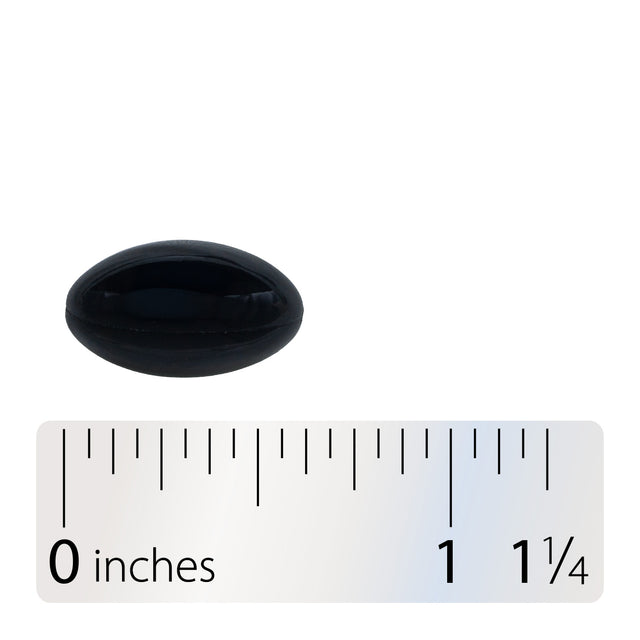 <{%360IMAGE4_3550%}>Nature's Way® | Chlorofresh Chlorophyll Concentrate - Softgel and ruler