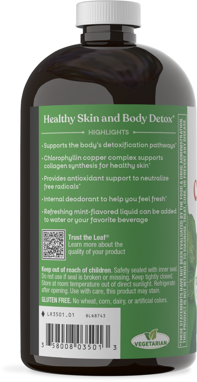 <{%360IMAGE5_3501%}>Nature's Way® | Chlorofresh Liquid Chlorophyll - left side of pack
