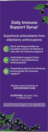 <{%360IMAGE7_15333%}>Nature's Way® | Sambucus Immune Elderberry Syrup - left side of pack
