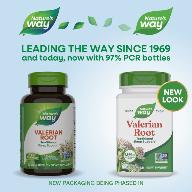 <{%MAIN1_17700%}>Nature's Way® | Valerian Root - package updates old to new