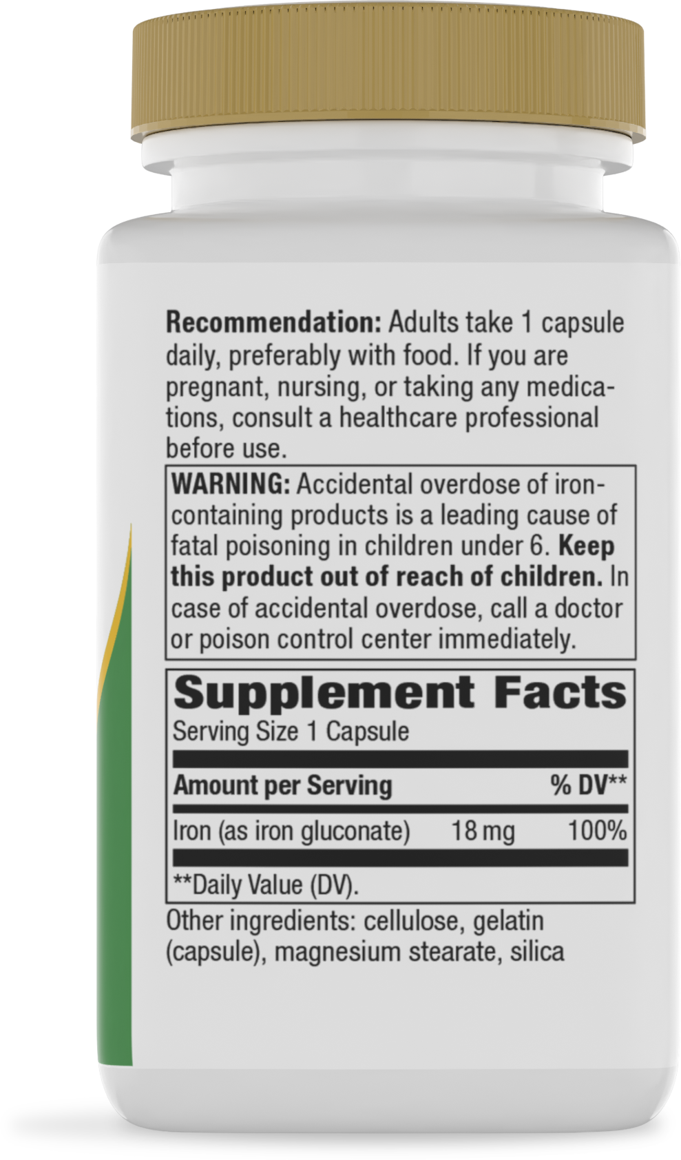 <{%360IMAGE1_41041%}>Nature's Way® | Iron - right side of pack