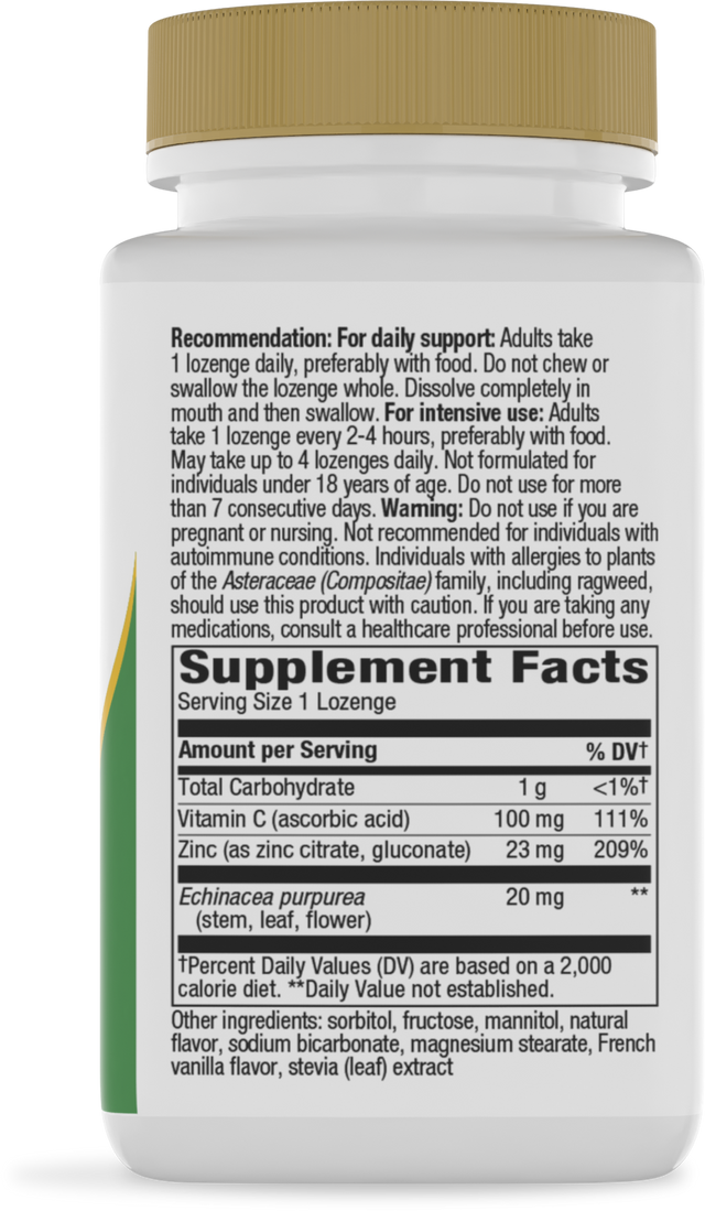 <{%360IMAGE1_41092%}>Nature's Way® | Zinc Lozenges - right side of pack