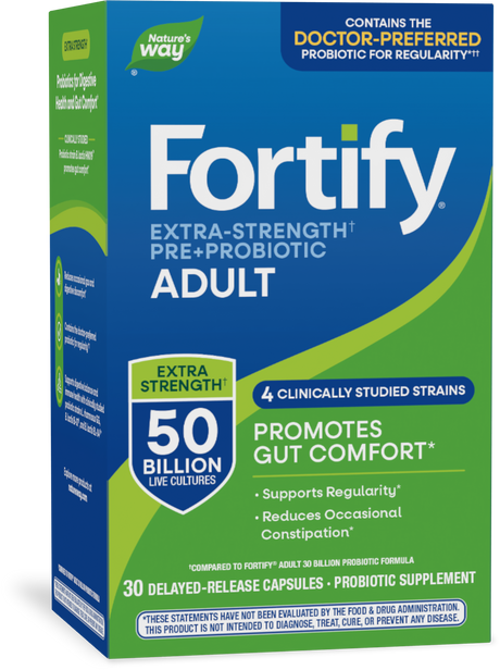 <{%PRIMARY_10673%}>Nature's Way® | Fortify Adult Daily Pre+Probiotic, 30 capsules