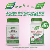 <{%MAIN1_16000%}>Nature's Way® | Red Clover Blossom / Herb - package updates old to new