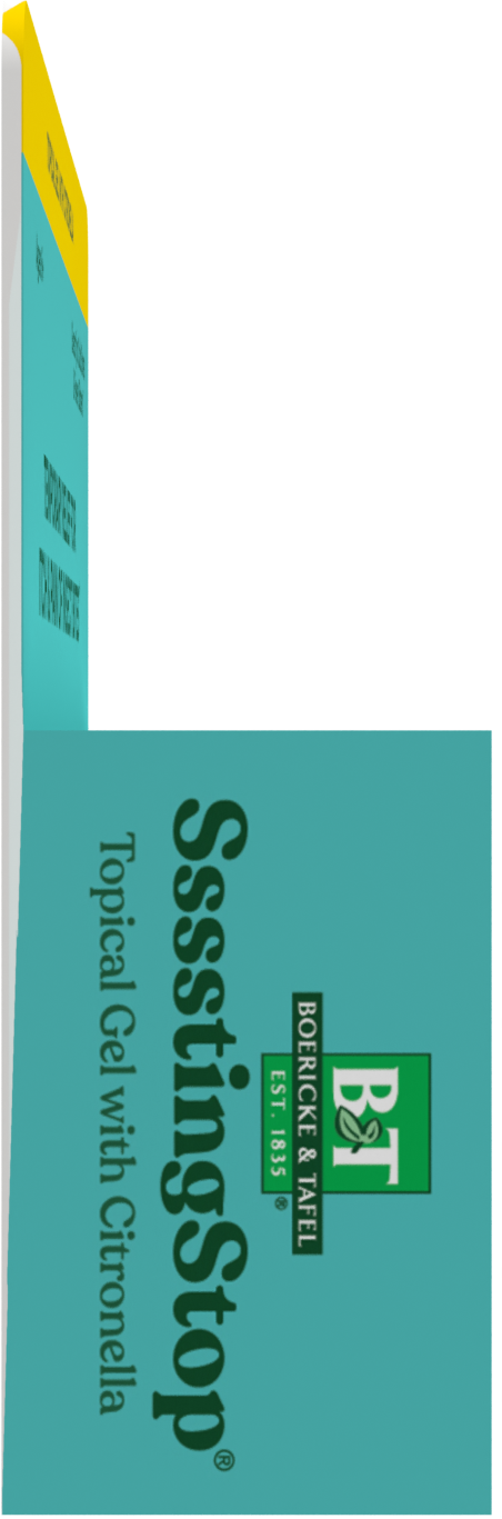 <{%360IMAGE2_21825390%}>Nature's Way® | Boericke & Tafel Ssssting Stop Gel - left side of pack