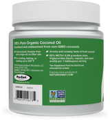 <{%360IMAGE2_15673%}>Nature's Way® | Organic Extra Virgin Coconut Oil - left side of pack