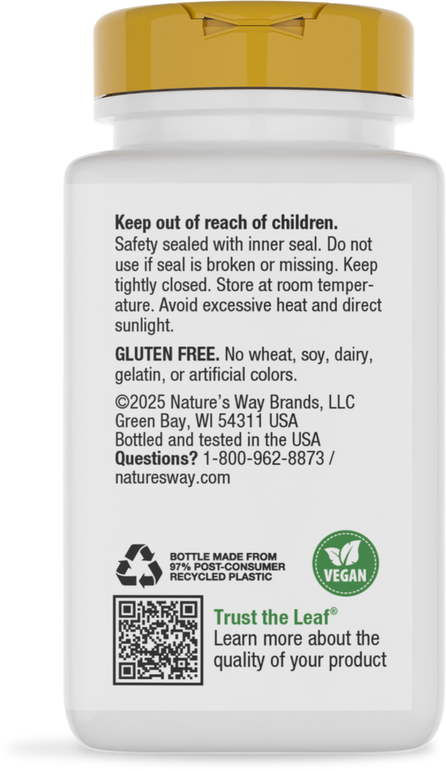 <{%360IMAGE3_16843%}>Nature's Way® | Riboflavin Vitamin B2 - back of pack