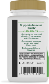 <{%360IMAGE2_41092%}>Nature's Way® | Zinc Lozenges - left side of pack
