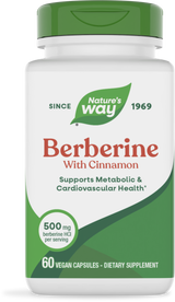 <{%PRIMARY_15044%}>Nature's Way® | Berberine with Cinnamon, 60 capsules