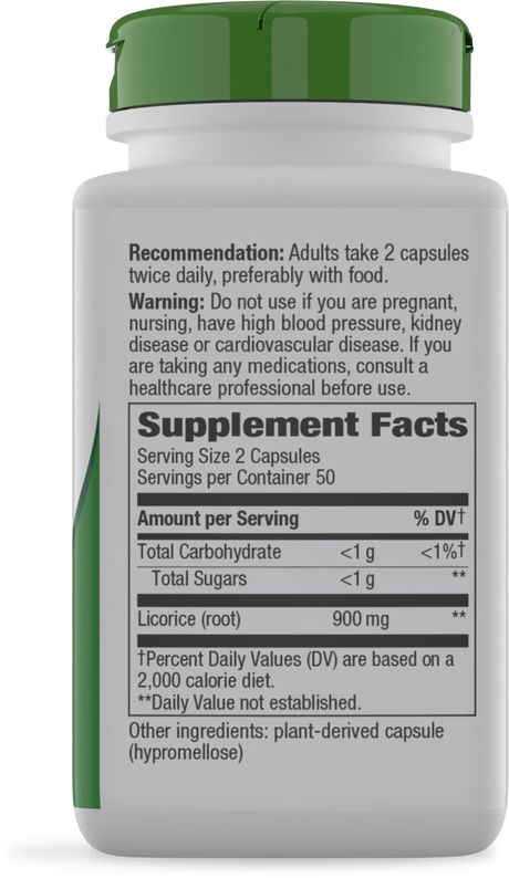 <{%360IMAGE1_14600%}>Nature's Way® | Licorice Root - right side of pack