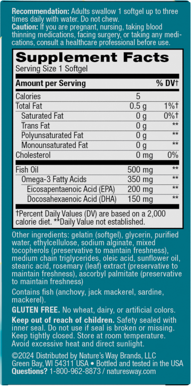 <{%360IMAGE1_15688%}>Nature's Way® | Super Fisol Fish Oil - right side of pack
