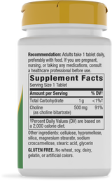 <{%360IMAGE1_40460%}>Nature's Way® | Choline - right side of pack