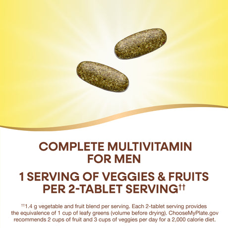 <{%MAIN2_12112%}>Nature's Way® | Alive! Men's Garden Goodness Complete Multivitamin