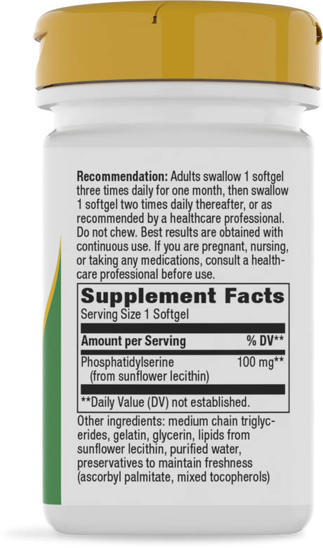 <{%360IMAGE1_45161%}>Nature's Way® | Phosphatidylserine - right side of pack