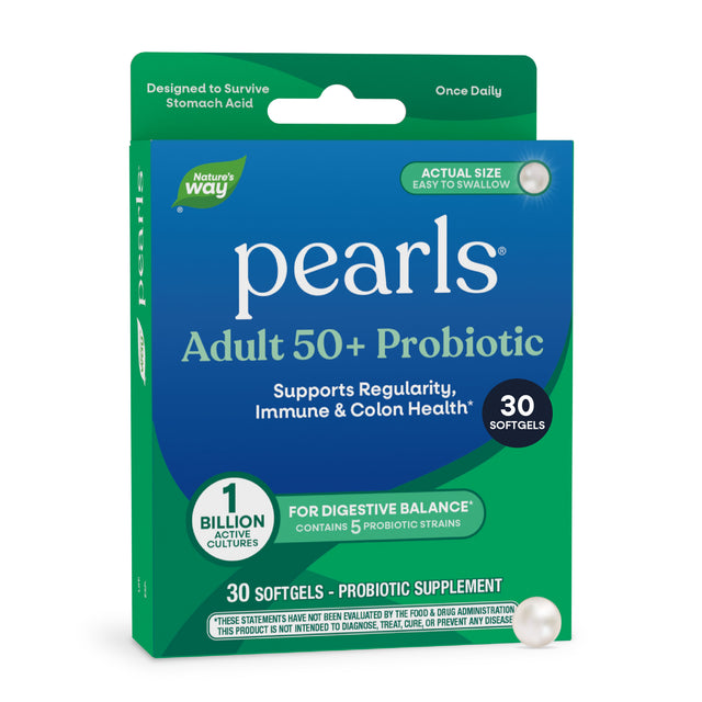 <{%MAIN6_10510%}>Nature's Way® | Pearls Adult 50+ Probiotic