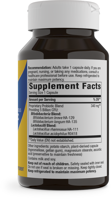 <{%360IMAGE4_6860%}>Nature's Way® | Primadophilus Bifidus Probiotic - right side of pack