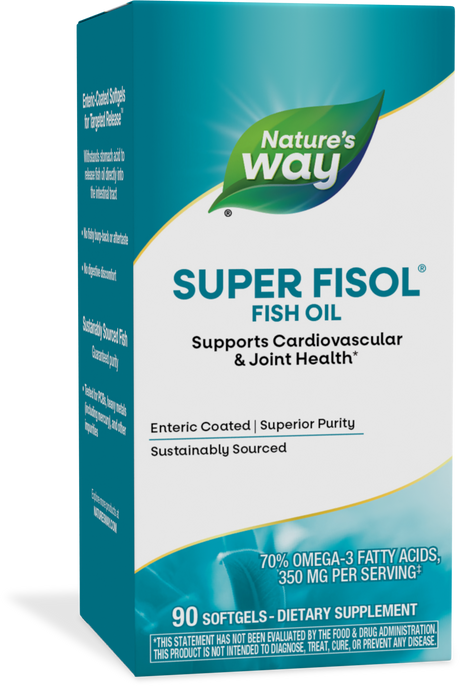 <{%PRIMARY_15688%}>Nature's Way® | Super Fisol Fish Oil, 90 softgels