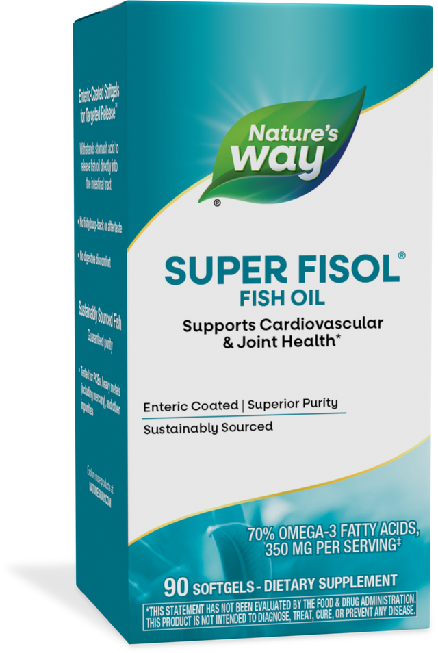 <{%PRIMARY_15688%}>Nature's Way® | Super Fisol Fish Oil, 90 softgels