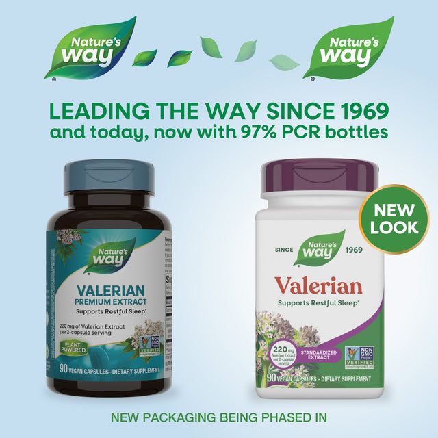 <{%MAIN1_63400%}>Nature's Way® | Valerian - package updates old to new