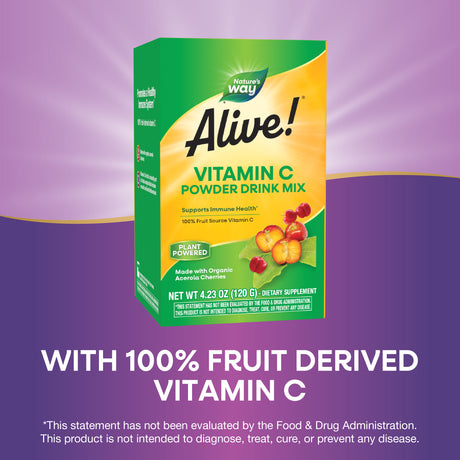 <{%MAIN3_15143%}>Nature's Way® | Alive! Vitamin C Powder Drink Mix