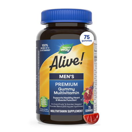 <{%MAIN7_15895%}>Nature's Way® | Alive! Premium Men's Gummy Multivitamin