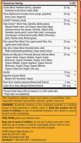<{%360IMAGE5_15686%}>Nature's Way® | Alive! Women's Ultra Multivitamin - back of pack