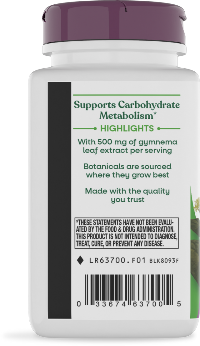 <{%360IMAGE2_63700%}>Nature's Way® | Gymnema - left side of pack