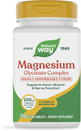 <{%PRIMARY_14880%}>Nature's Way® | Magnesium Glycinate Complex, 120 tablets