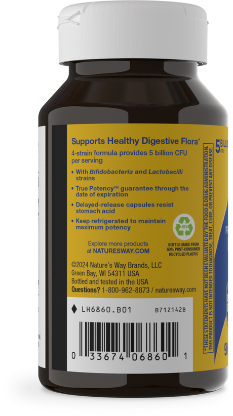 <{%360IMAGE5_6860%}>Nature's Way® | Primadophilus Bifidus Probiotic - left side of pack