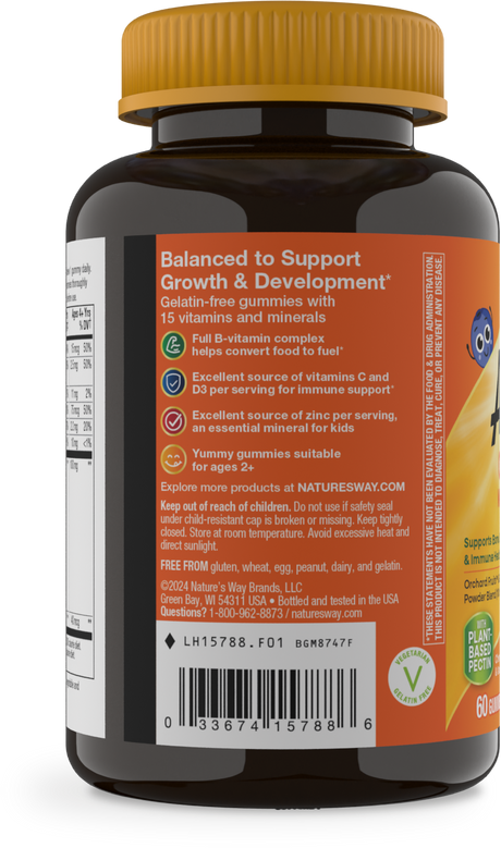 <{%360IMAGE2_15788%}>Nature's Way® | Alive! Kids Multivitamin Gummy - left side of pack