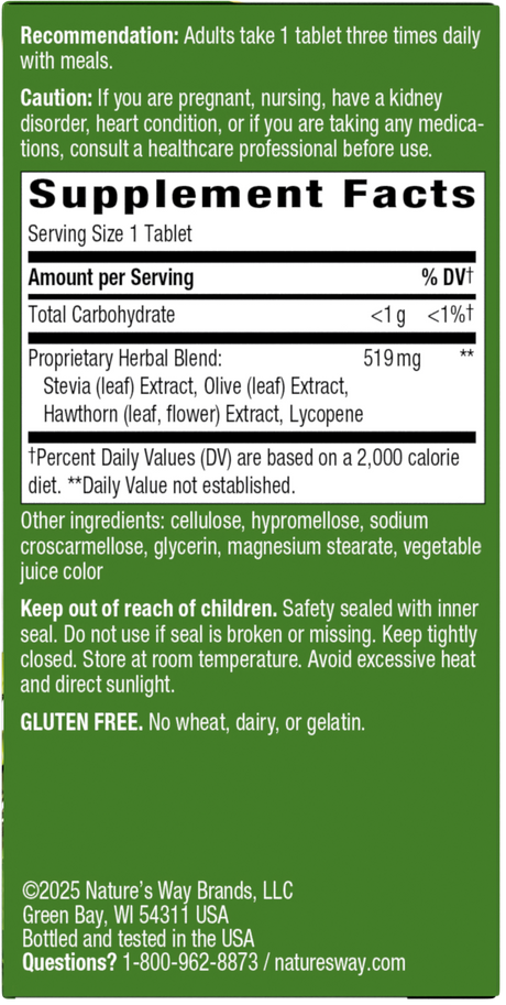 <{%360IMAGE1_02869%}>Nature's Way® | BP Manager - right side of pack