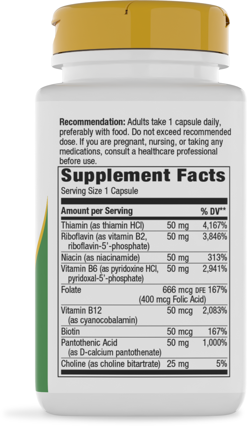 <{%360IMAGE1_40511%}>Nature's Way® | B-50 Complex - right side of pack
