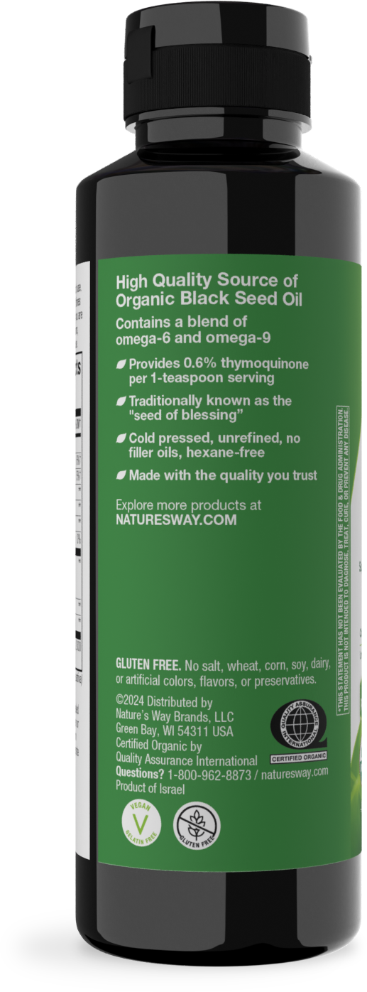 <{%360IMAGE2_12322%}>Nature's Way® | Black Seed Oil - left side of pack