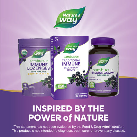 <{%MAIN5_10493%}>Nature's Way® | Sambucus Traditional Immune Elderberry Drops