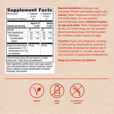 <{%MAIN4_08771%}>Nature's Way® | Bronchial Soothe Ivy Leaf Extract Syrup