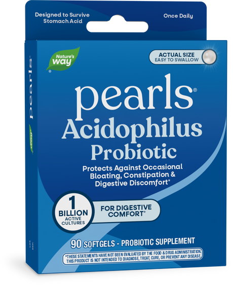 <{%PRIMARY_04299%}>Nature's Way® | Pearls Acidophilus Probiotic, 90 softgels