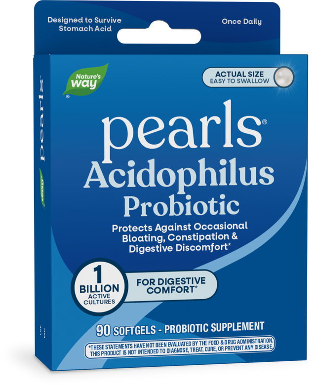 <{%PRIMARY_04299%}>Nature's Way® | Pearls Acidophilus Probiotic, 90 softgels