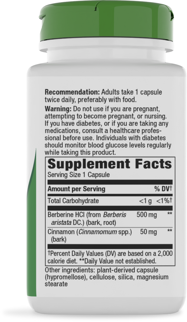 <{%360IMAGE1_15044%}>Nature's Way® | Berberine with Cinnamon - right side of pack
